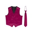 thumbnail image 1 of Omega Button Vest + Matching Tie - Hot Pink - Medium, 1 of 1