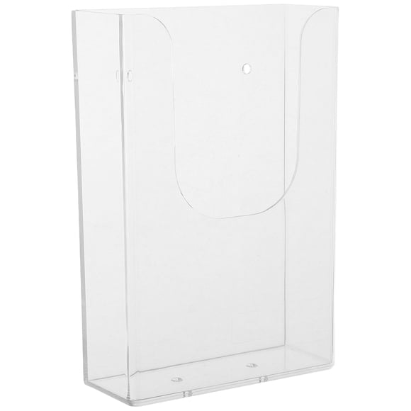 KAKOWELY Porte-Revues Organisateur de Dossiers de Bureau Porte-Brochures Transparent Porte-Pamphlets Mural,6.5x"X4.41"X1.65 Pouces