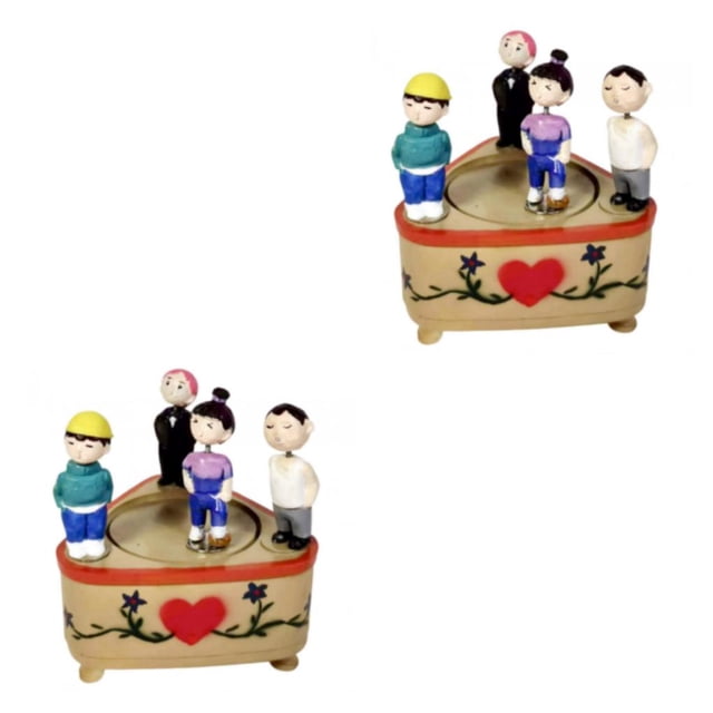 Maytalsory Creative Sound Machine for Girls and Boys Kissing Doll Style B 2Set