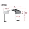 thumbnail image 4 of Arrow Metal Canopy 10 x 6 x 7 ft.  Charcoal, 4 of 9