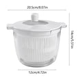 thumbnail image 3 of Yhmxh Kitchen Salad Vegetable Tool Dehydrator Household Vegetable Washing Basin Fruit Dryer Hand-cranked Dehydration Spins Dryer Kitchen Utensils Set Kitchen Essentials Home and Kitchen Kitchen Tools, 3 of 6
