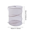 thumbnail image 2 of Home Textile Storage Mesh Hamper for Laundry and Clothes Organization In Kids Rooms Dorms and Travel, 2 of 3
