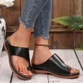 thumbnail image 3 of Mepaouo Platform Flip Flops for Women 2025 Comfortable Split Toe Arch Support Walking Dressy Sandals, 3 of 8