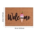 thumbnail image 3 of Funny Door Mat Welcome Theme Mat Welcome Baseball Entry Way Rugs Indoor Personalized Decor House Warming Gift 16x24IN Summer Door Mats Coir Door Mat for Home Indoor Farmhouse Funny Kitchen Mats Patio, 3 of 4
