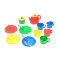 thumbnail image 3 of Amdohai Portable Tea Set with Carrycase Pastel Colours Plastics Toys for Children Kids, 3 of 7