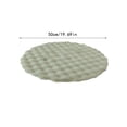 thumbnail image 3 of ABPWLY Round Plush Area Rug, 50x50cm Soft Shaggy Carpet for Bedroom Living Room, Non-Slip Backing, Multiple Colors, 19.69x19.69 Inches, Machine Washable, 3 of 5