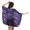thumbnail image 4 of Moomaya Vêtements de Plage Imprimés pour Femmes Boléro à Franges Cache-Maillot Cardigan, 4 of 5