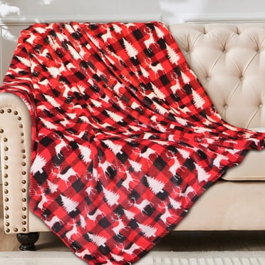 HITIME Cozy Blanket Printed Blanket Throw Christmas Collection Blanket - 300 GSM Fleece Blanket Throw Size Blanket for Home Decoration Ultra Soft Blanket Microfiber Throw Blanket (Throw - 50 x 60 )