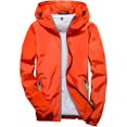 thumbnail image 1 of ORUYROP Sweat à Capuche Zippé pour Hommes, Mode Automne/hiver 2023, Veste Décontractée à Manches Longues, 1 of 5