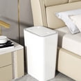 thumbnail image 4 of RKSTN Kitchen Trash Can Household Push-Type Trash Can for Living Room Kitchen and Bathroom with Lid and Deodorant Trash Can Garbage Can, 4 of 5