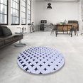thumbnail image 4 of Ahgly Tapis d'Intérieur Lavable en Machine Carré Lavande Bleu, 4 Pieds Carré, 4 of 7
