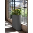 thumbnail image 2 of Veradek Demi Series Span 36" Plastic-Stone Planter - (Grey), 2 of 11