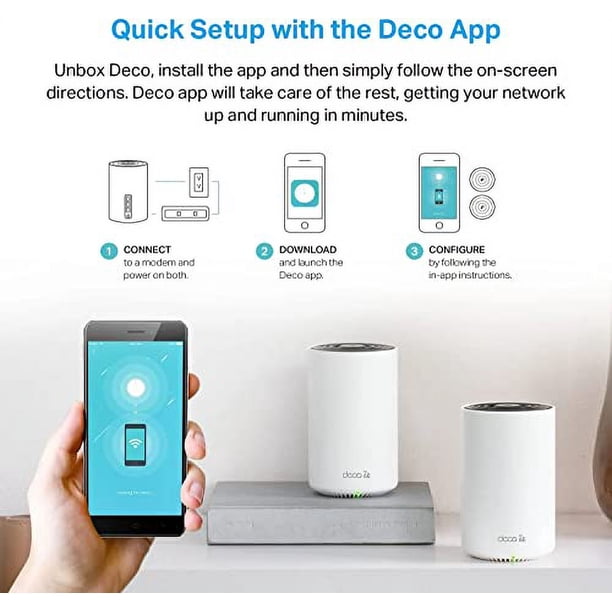 TP-Link Deco XE75 Pro V1 - Wi-Fi system - (2 routers) - up to