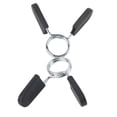 thumbnail image 2 of 2 Pcs Standard 25mm Barbell Dumbbell Lock Clamp Spring Collar Clip Yoga Training, 2 of 14