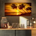 thumbnail image 1 of Design Art - Coucher de Soleil sur la Plage de l'Île de Barbados, 1 of 4