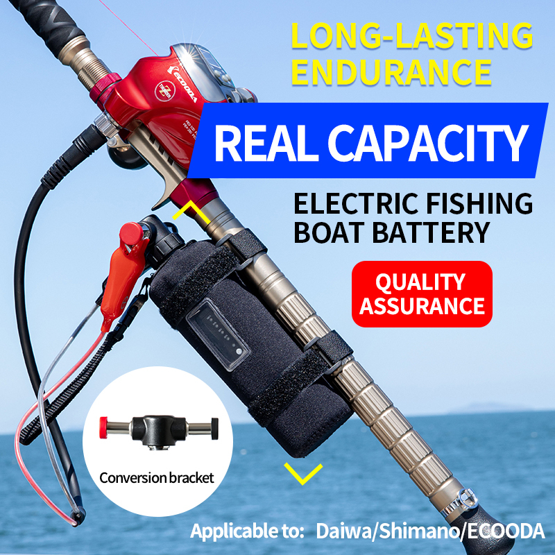 electric fishing reel conversion Adaptive Kit The AtlantiX 1500 is a lightweight 10000mAh Electric Fishing Reel Battery