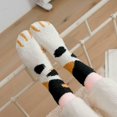 thumbnail image 3 of Women Winter Fluffy Fuzzy Warm Slipper Socks Cute Cat Paw Home Sleeping Animal Socks, 3 of 3
