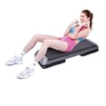 thumbnail image 4 of Costway 43" Aerobic Stepper Step Cardio Fitness Exercise Adjust 4"-6"-8" w/ Risers, 4 of 10