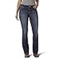 thumbnail image 2 of Wrangler Women's Western Mid Rise Stretch Boot Cut Jean, Navy, 13W x 30L, 2 of 4