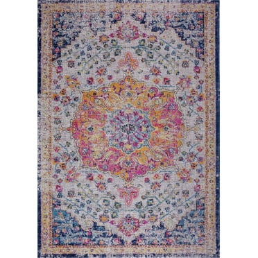 LaDole Rugs Pink Purple Blue Multicolor Indoor Outdoor Textured Area Rug For Living Room Bedroom Runner Tapis 3x5 3x10 4x6 5x8 6x9 8x10 9x12