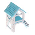 thumbnail image 1 of DOLITY 2xmaison Loft Cage Jouets d'Exercice pour Hamster Hérisson Souris Cochon d'Inde Bleu, 1 of 9