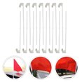 thumbnail image 5 of KAKOWELY 15pcs Car Window Flagpoles Flag Holder Vehicle Window Flag Racks Without Flag,17.32X"X1.97"X0.98", 5 of 5