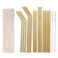 thumbnail image 2 of MesaSe 17 Pcs Stainless Steel Straws Set With Brush Colorful Drinking Straw Reusable, 2 of 7