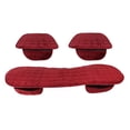 thumbnail image 2 of DYNWAVECA Universal Cover Cushion Front Rear Seat Cover Set, Car Breathable Seat Cover, Red, 2 of 10