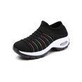 thumbnail image 1 of CVLIFE Chaussures de Course Athlétiques pour Femmes à Coussin d'Air Respirantes, à Enfiler, pour l'Extérieur, 1 of 6