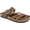 Brown/Leather, variant on White Mountain Shoes Hayleigh Women's Flat Sandal, Brown/Leather, 7 M