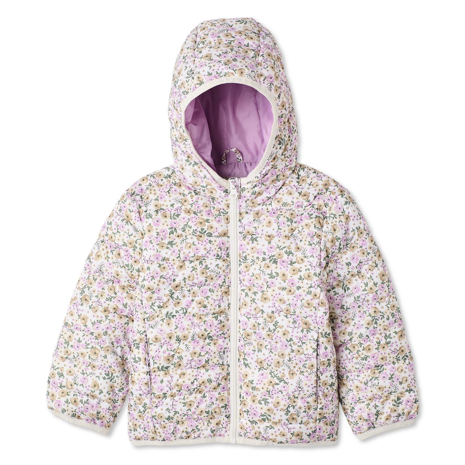 George Toddler Girls' Printed Puffer Jacket