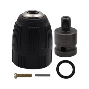 Tamizeot Outil de changement rapide de perceuse sans clé pour tournevis électrique sans fil avec serrage durable Performance de verrouillage de la main