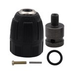 Tamizeot Outil de changement rapide de perceuse sans clé pour tournevis électrique sans fil avec serrage durable Performance de verrouillage de la main