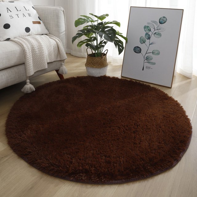 Anti-Slip Fluffy Rugs Large Shaggy Rug Super Soft Mat Living Room Bedroom Carpet
