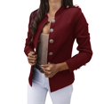 thumbnail image 2 of IMENGL Veste Coupe Ajustée à Manches Longues Europe États-Unis, Rouge 3TG, Taille M-3TG, 2 of 3