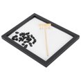 thumbnail image 2 of Sand Tray Decoration, Zen Sandbox Meditation Zen Sand Tray Desktop Craft Decoration No Grid Mini  For Family For Colleagues For Home, 2 of 8