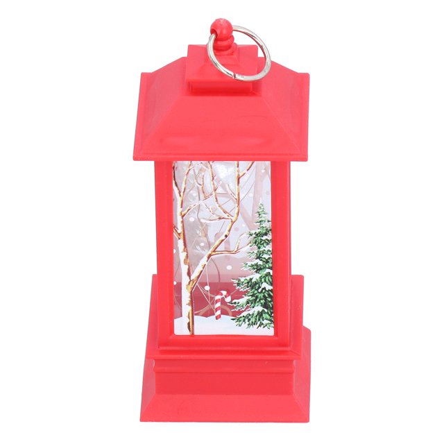 Lampe Suspendue, Lampe Décorative de Noël Petite Lanterne Suspendue Exécution Exquise Portable pour les Enfants Enfants pour les Fêtes, les Spectacles, les Concerts de Carnaval Rouge