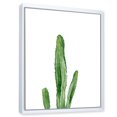 thumbnail image 2 of Designart Détail botanique de la plante du sud-ouest de cactus vert ART MURAL À CADRE FLOTTÉ, 2 of 4