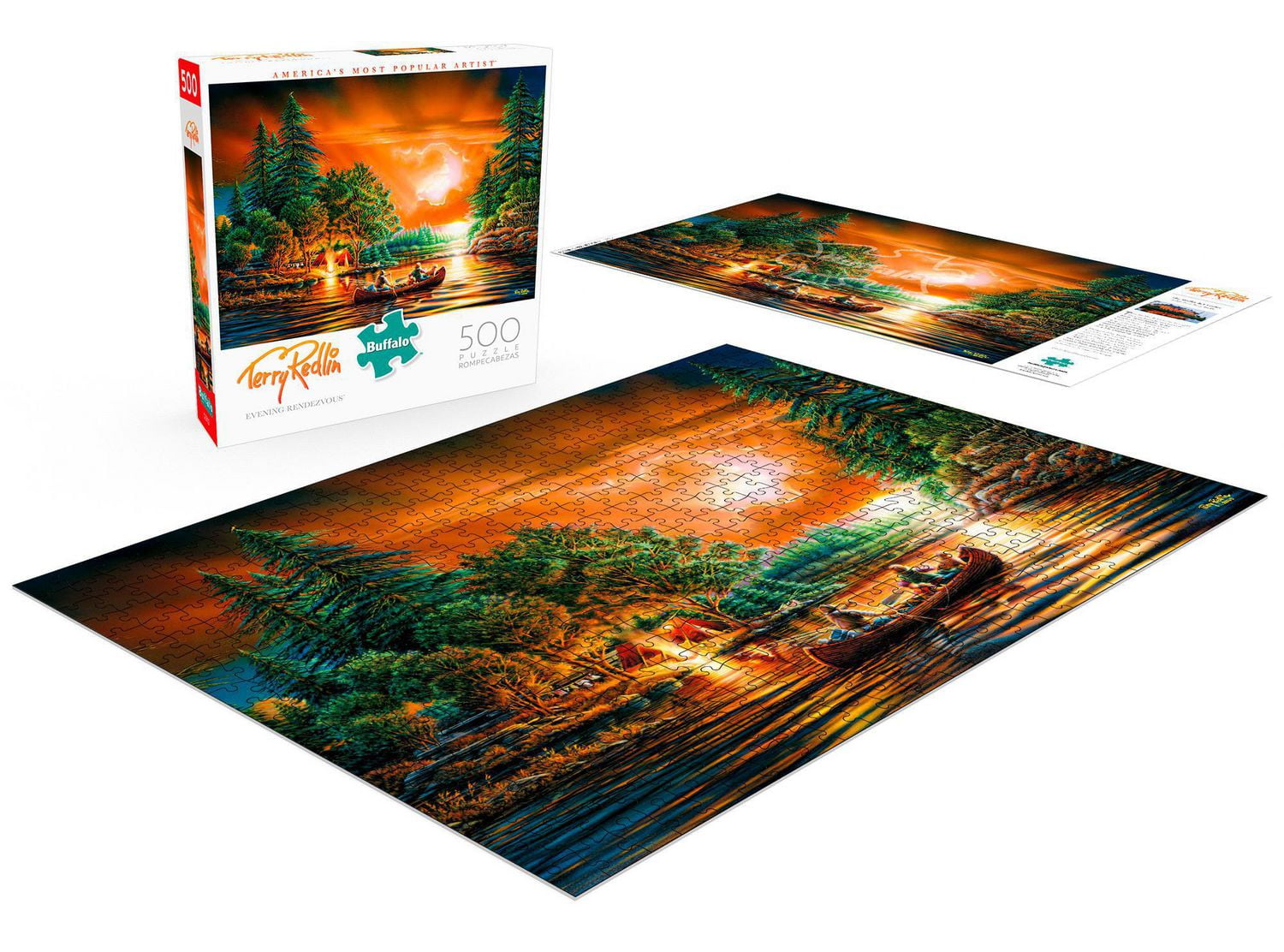 Buffalo Games - Le puzzle Terry Redlin - Evening Rendezvous - en 500 pièces