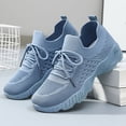 thumbnail image 2 of Fsqjgq Chaussures à Plateforme pour Femmes Chaussures de Course en Maille à Lacets Espadrilles pour Femmes Espadrilles de Sport d'Extérieur Décontractées et Stylées, 2 of 6