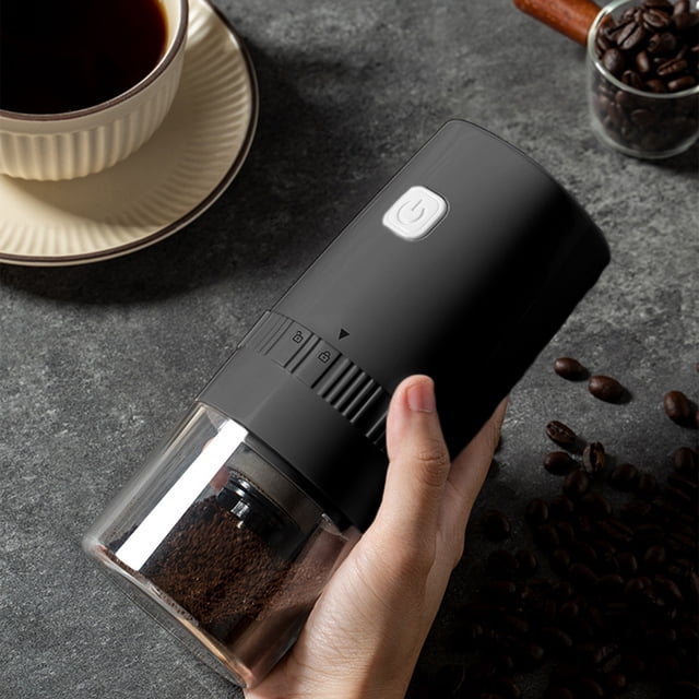 Kbndieu Portable Bean Mill Easy to Carry Coffee Grinder Wireless Rechargeable Coffee Coffee Grinder Suitable for Home Kitchen Coffee Grinder Home Essentials