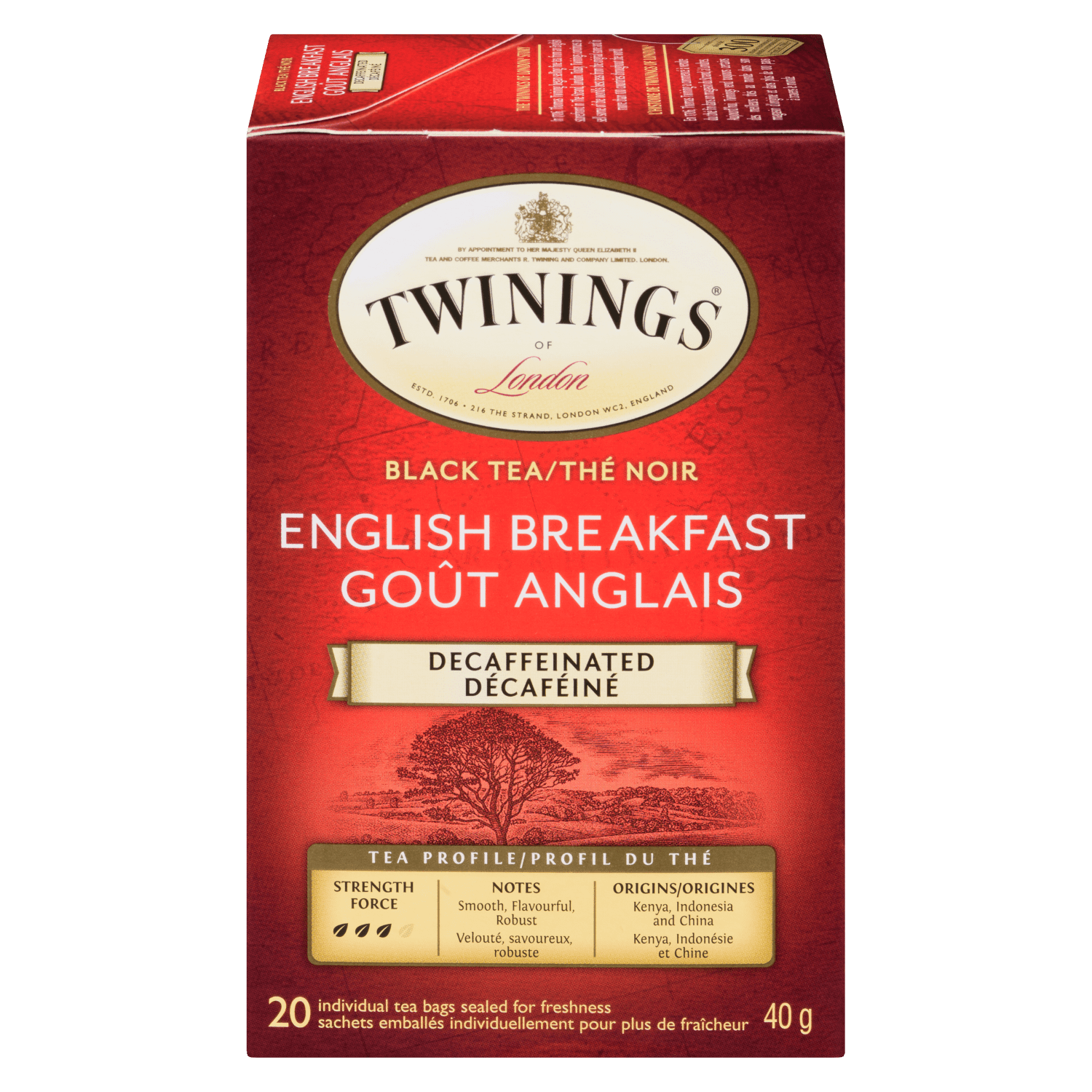 Twinings English Breakfast Decaffeinated Tea