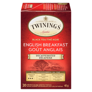 Twinings English Breakfast Decaffeinated Tea