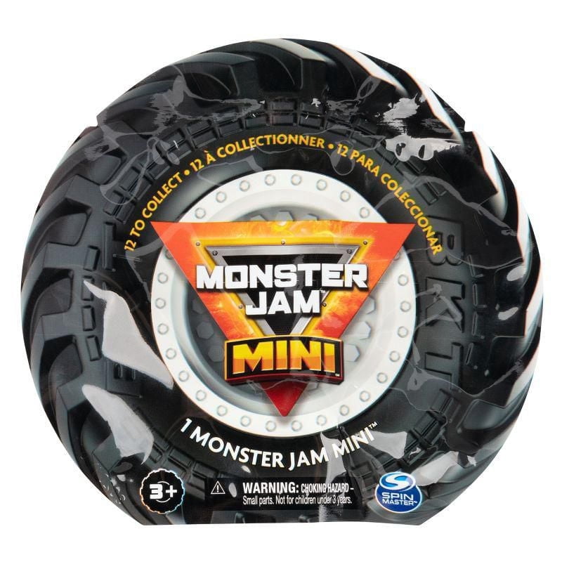 Monster Jam, Monster truck officiel Mini Gold Dragon Mystery à collectionner (les styles peuvent varier), échelle 1:87