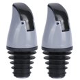 thumbnail image 1 of 2pcs bouteille d'huile bec verseur bouchon huile d'olive vin sauce soja vinaigre bouteilles accessoire, pour restaurant de cuisine(gris), 1 of 10