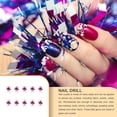 thumbnail image 4 of mmirethe Rhinestones Flat-Bottom Multi-faceted Sides DIY Handcraft Excellent Gloss Manicure Crystal Different Styles Mobile Phone Rainbow Rose Gold, 4 of 6