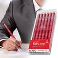 thumbnail image 1 of 6Pcs Erasable Gel Pens Retractable Red Ink Pens Erasable Gel Ink Pens 0.5mm Fine Point Smooth Writing Pens for Office Supplies Women Men Pens, 1 of 7
