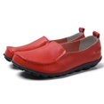 thumbnail image 5 of B91xZ Mocassin Pointu pour Femmes Confortable Ultraléger Bateau Chaussures Décontractées avec Support Arth, Rouge 8, 5 of 5