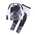thumbnail image 2 of Men‘s Compression Base Layer 2PCS Clothes Set Athletic Fitness Quickly Dry Long Sleeve Tights T-Shirt Leggings, 2 of 8
