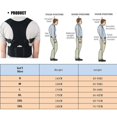 thumbnail image 5 of Magnetic Posture Back Corrector Lumbar Shoulder Support Belt Brace Protector Body Shaper, 5 of 5